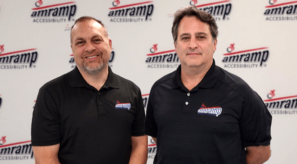 Dean hohl and Jon Baker are the owners and operators of the Amramp in Randolph, MA