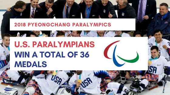2018 US winter paralympic team wins 36 medals