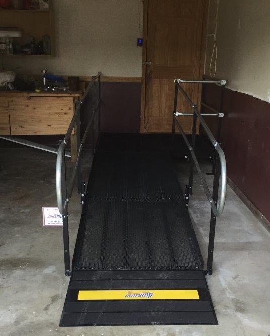 wheelchair ramp for a disabled veteran in Maryville, TN