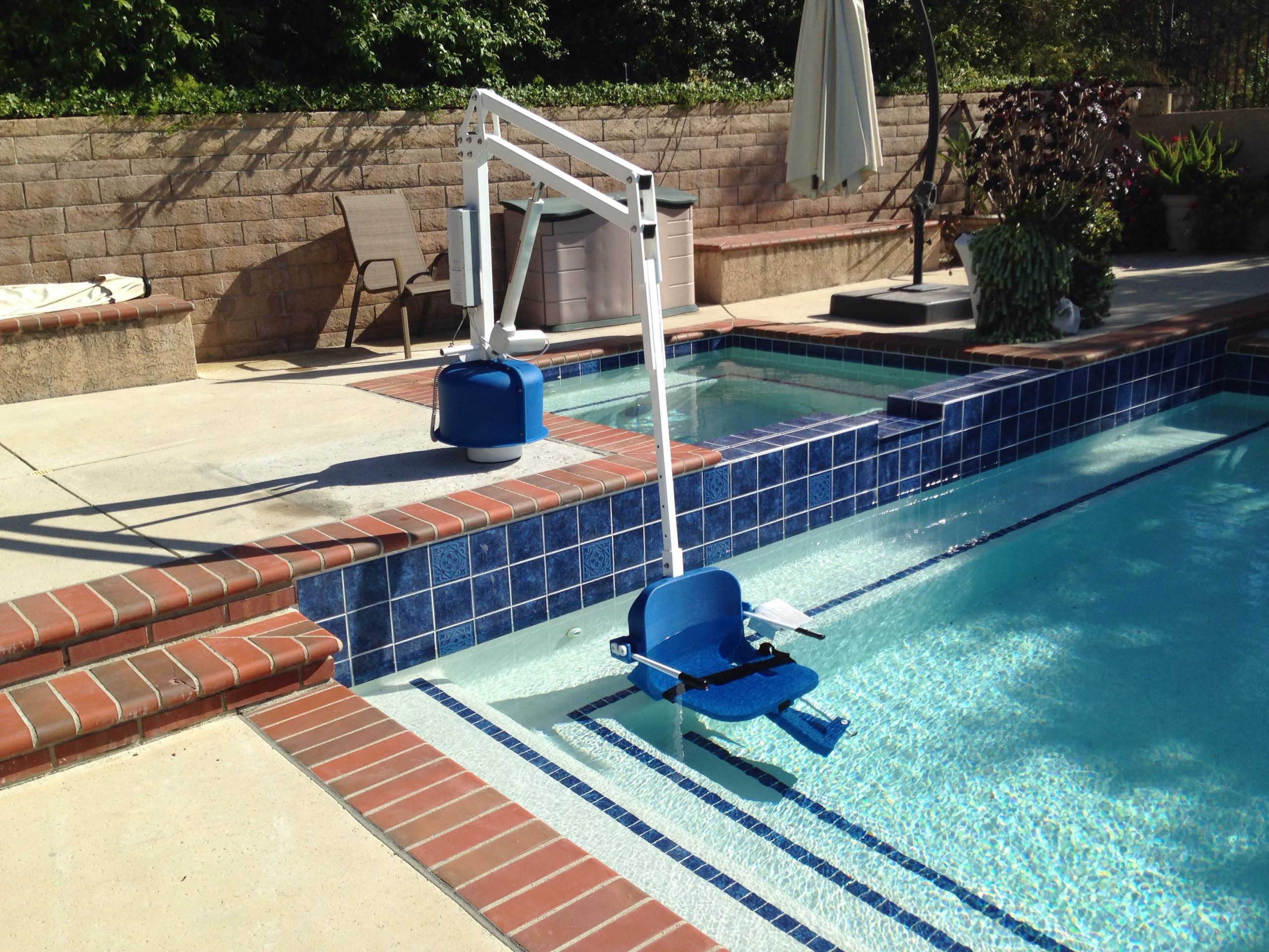 Residential and commercial pool with spa access in Randolph, MA