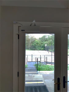 Amramp of CT & Eastern NY recently installed this automatic door opener in Branford, CT.