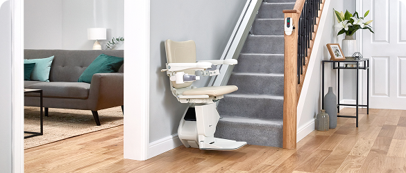 a straight stairlift