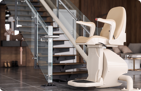 a large stairlift to handle people of larger sizes